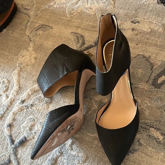 Jessica Simpson JP Liveera Faux Snakeskin Heels size: 7.5 - Picture 2 of 4
